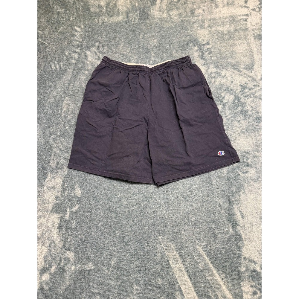 Champion Men's Jersey Athletic Shorts Size XL Navy Blue Sports Casual